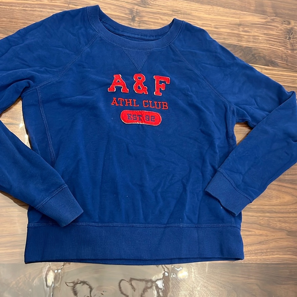 A&F Royal Blue crewneck, Ladies L